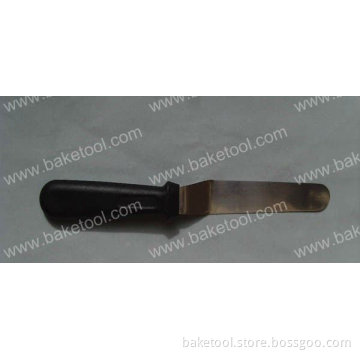 10"Curved spatula with plastic handle